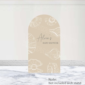 Perle Bogen Hintergrund Baby Taufe Foto Hintergrund Benutzerdefinierte Polyester doppelseitige Perle Babyparty Bogen Hintergrund Geburtstag Party Dekor