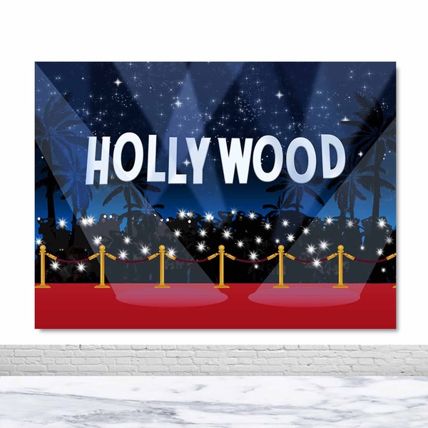 Hollywood Red Carpet Photography Backdrops Birthday Party Baby Shower Photo Backgrounds Vinyl Photobooth Props