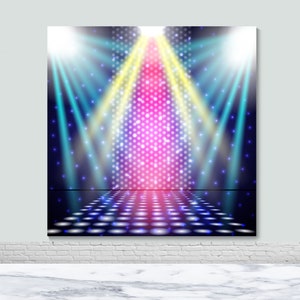 Light Jazz Photography Backdrop Birthday Music Party Disco Photo Background Colorful Vinyl Polyester Decor Banner Photo Studio Props