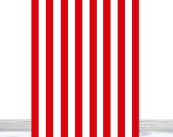 Red Stripes Photography Backdrops Birthday Party Carnival Photo Background Vinyl Polyester Decor Banner Photo Booth Backdrop