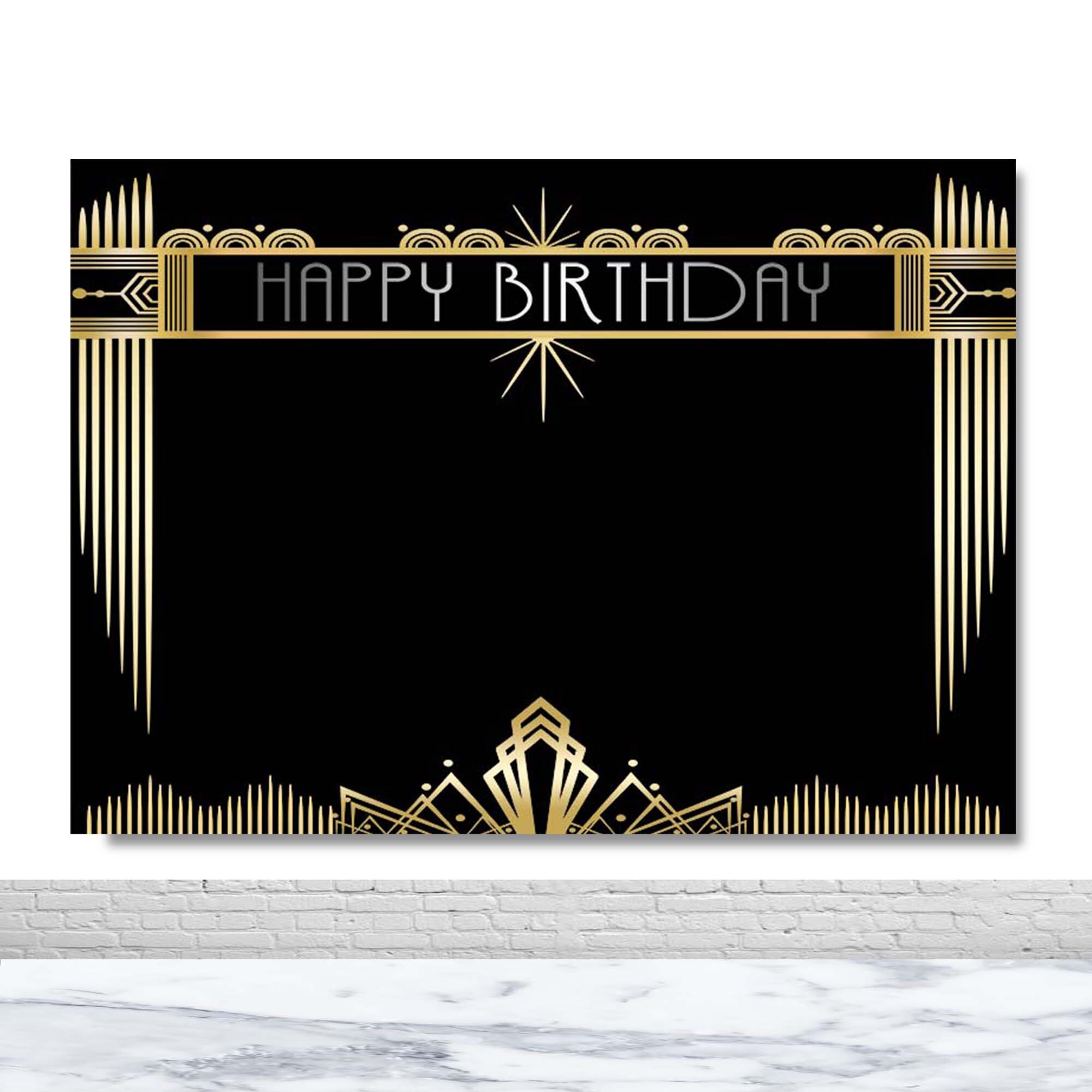 Fondo redondo personalizado de 50 cumpleaños, fondo dorado y negro  brillante para 50 cumpleaños, cubierta de fondo circular