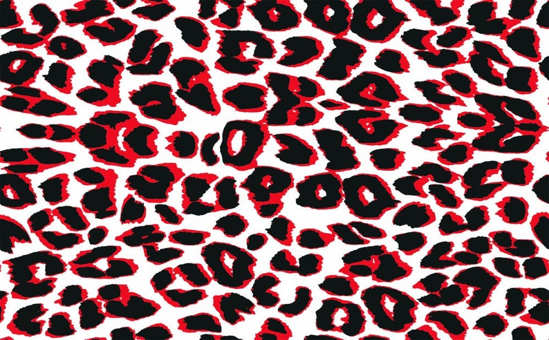 Leopard Texture Print Backdrop for Photography Animals Cloth Pattern Photo Background Red Black White Vinyl Photo Booth Props