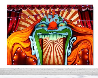 Halloween Photography Backdrop Horror Carnival Photo Background Vinyl Polyester Party Decor Banner Poster Photo Booth Props