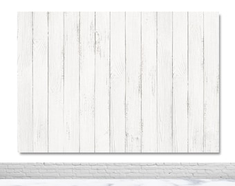 White Wood Photography Backdrop Birthday Party Photo Background Vinyl Photo Booth Backdrop