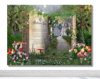 Enchanted Forest Printable Backdrop Forest Party Backdrop - Etsy