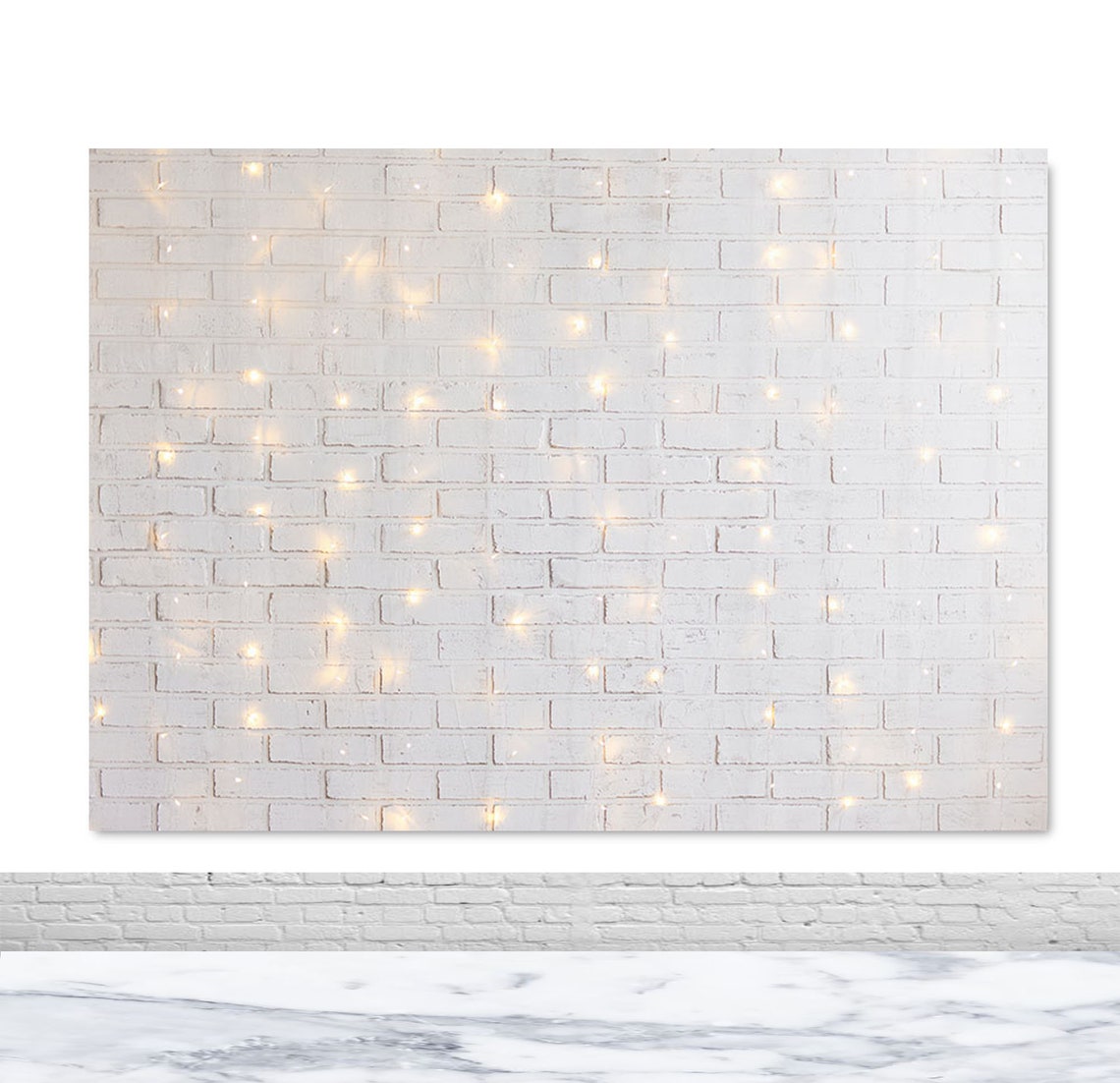 White Brick Wall Photography Backdrop Birthday Valentine's Etsy