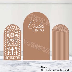 Cielito Lindo Arch Backdrop Wedding Baby Shower Photo Backdrop Custom Polyester Double-Sided Mexican Talavera Arch Cover Bridal Shower Decor