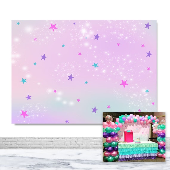 Twinkle Star Photography Backdrop Girls Birthday Photo | Etsy