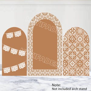 Cielito Lindo Arch Cover Baby Shower Background Custom Polyester Double-Sided Mexican Talavera Arch Backdrop Wedding Bridal Shower Prop