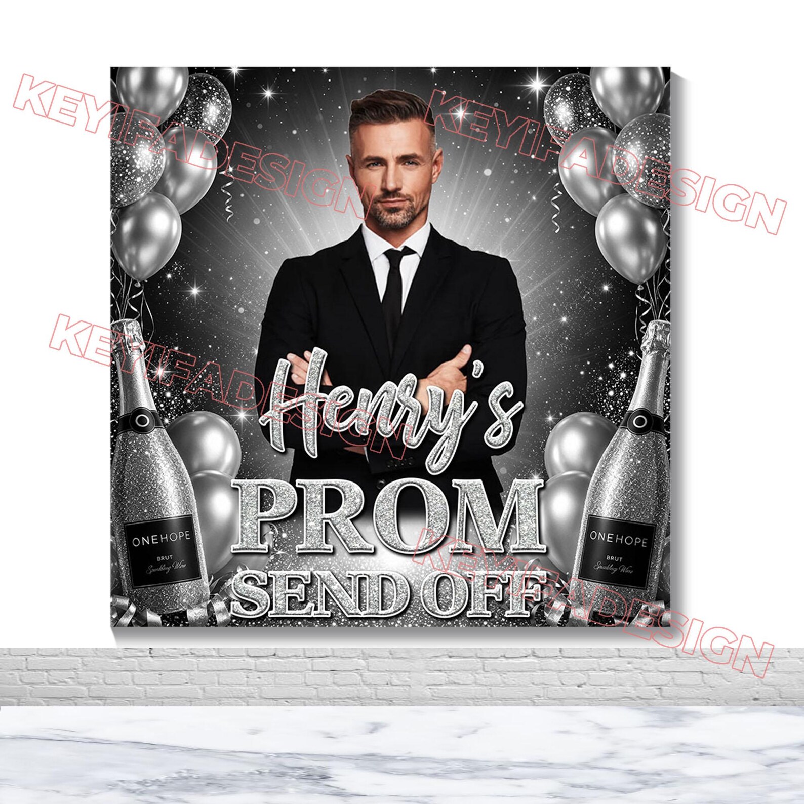 Prom Send off Backdrop Custom Prom 2026 Photo Banner Grad Party Decor ...