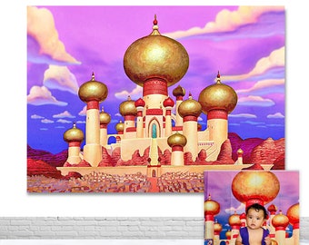 Palace Wallpaper Photography Backdrop Birthday Party Picture Backdrop Vinyl Photo Background