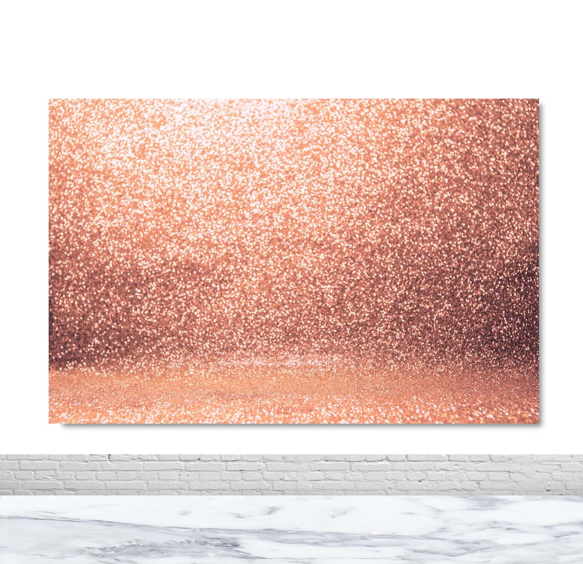 Rose Gold Sparkle Fotografia Backdrop Matrimonio Compleanno Etsy