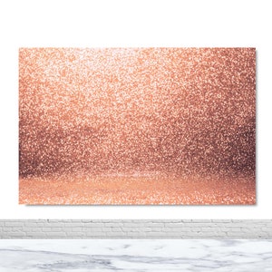 Rose Gold Sparkle Photography Backdrop Wedding Birthday Party Happy New Year Vinyl Photo Booth Background