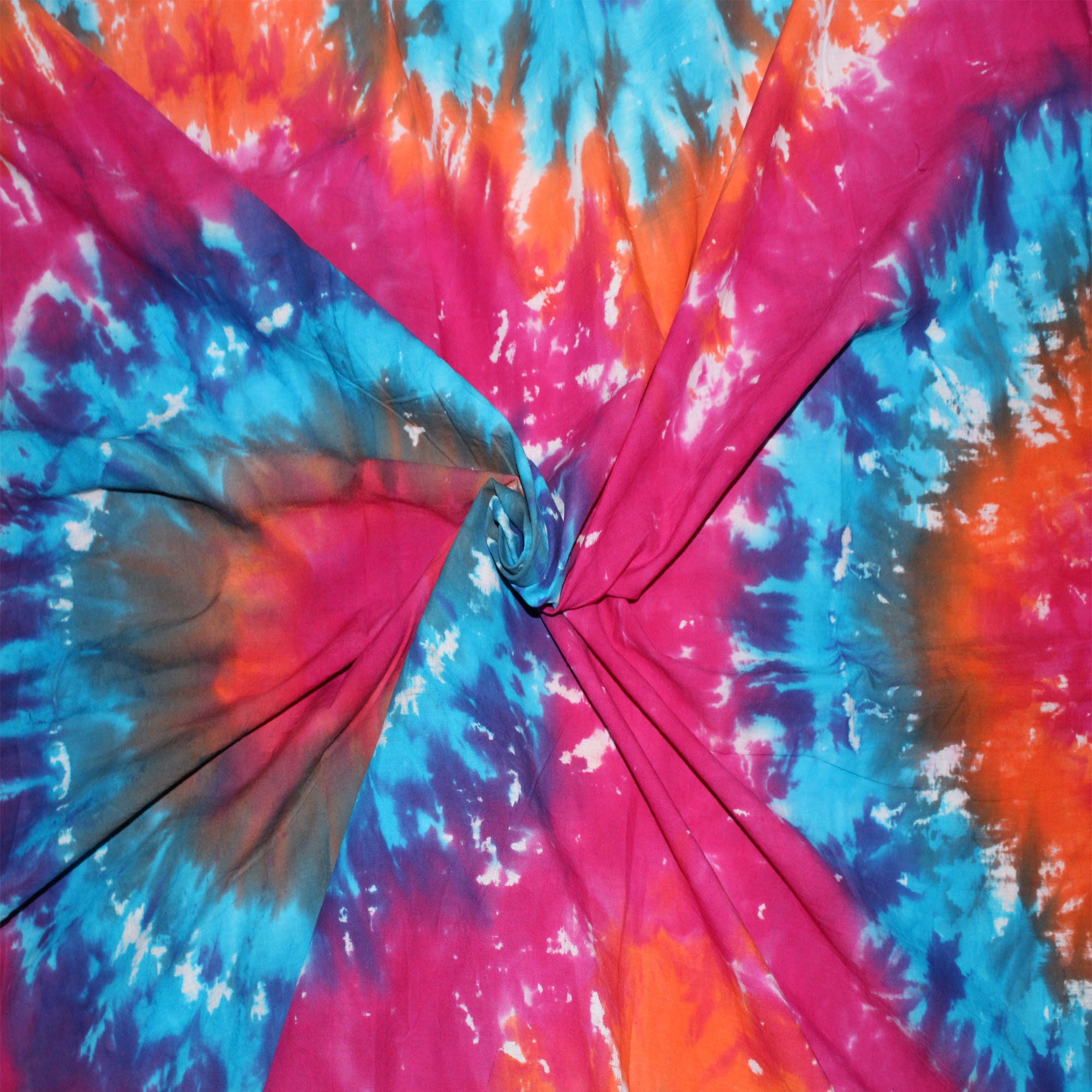 Fashion Designer Fabric By The Meter Tie-Dyed Cotton Fabric Summer