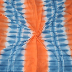 Tie Dye Indian Fabric Shibori Fabric Soft Cotton Hand Printed Fabric By The Yard For Women Dress Scarf Robe Napkin Cushion Fabric