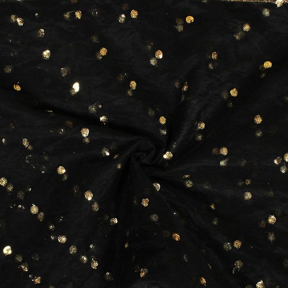black net dress material