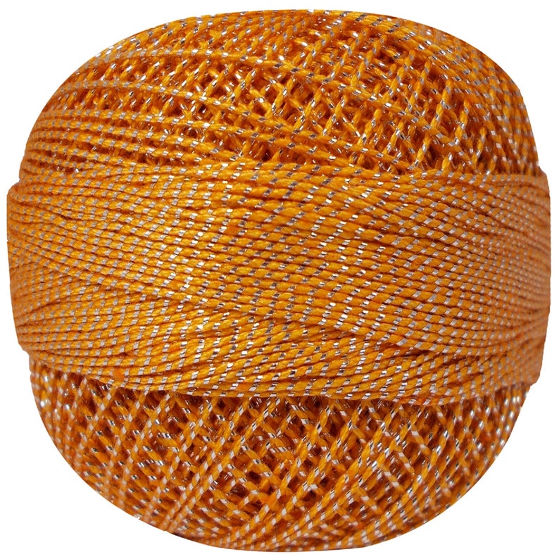 Crochet Cotton Thread with Metallic Silver Shade Cross Stitch Etsy