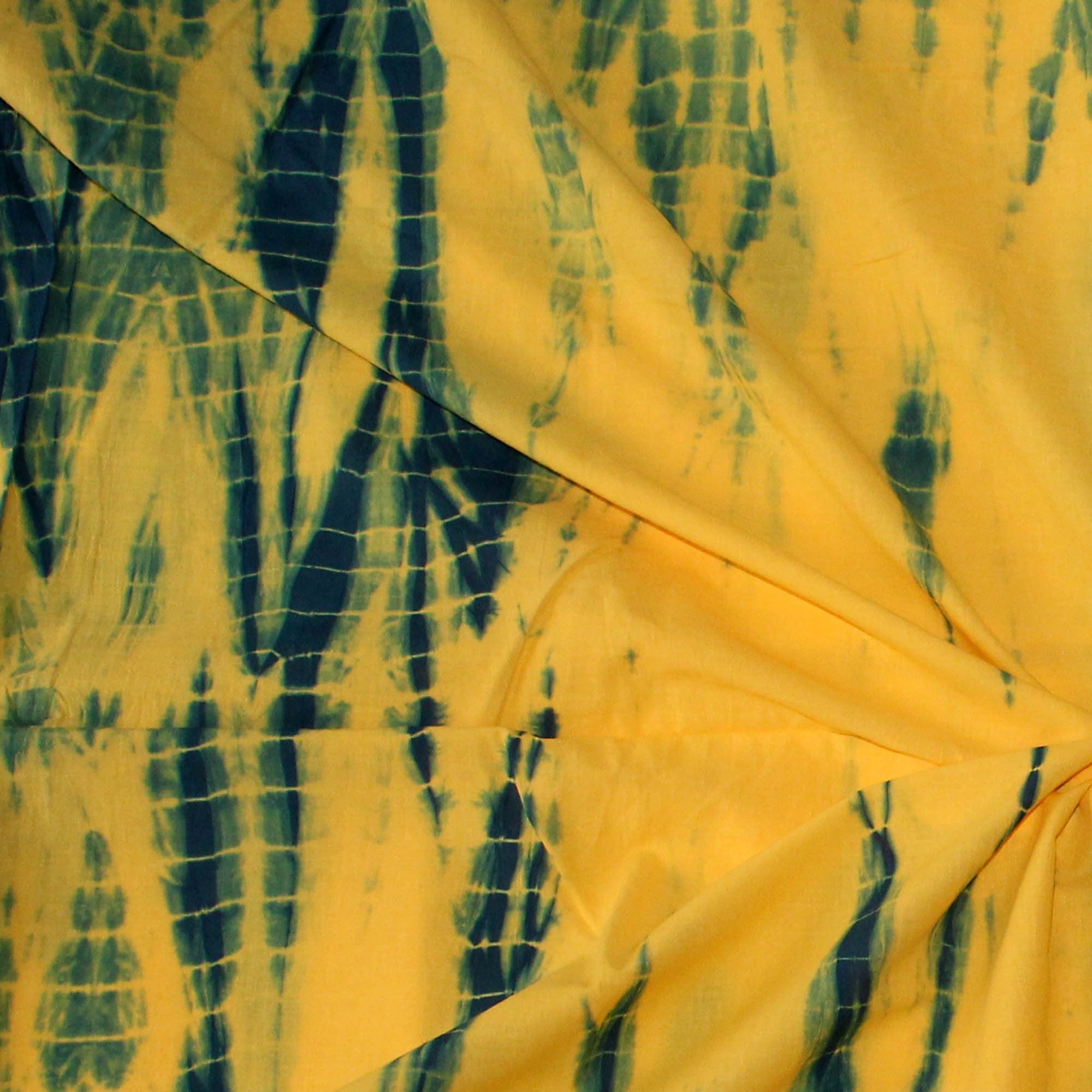 Tie Dye Indian Fabric Shibori Fabric Soft Cotton Hand Printed Fabric by