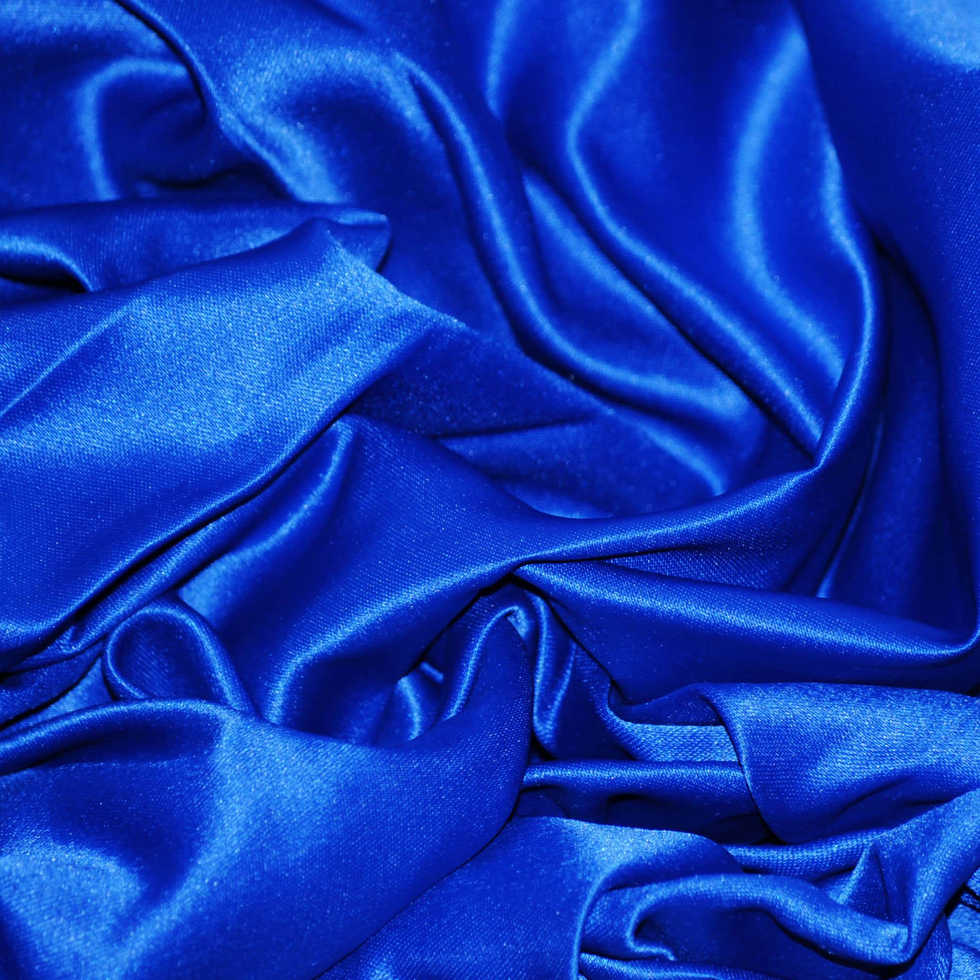 Royal Blue Satin Fabric for Bridal Dress Gowns Robes Shiny Etsy
