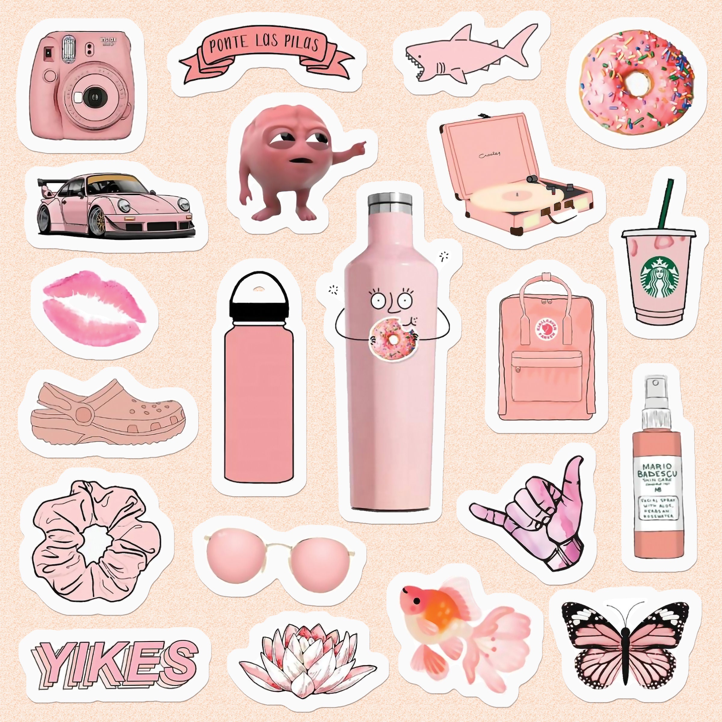 VSCO Girl Sticker About 1x1 Inch for Phone Case Kiss Etsy