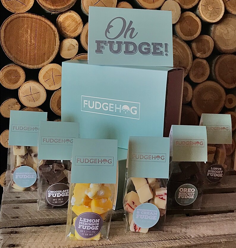 Large Custom Handmade Fudge Gift Box. 6 Gift Pack Devon Fudge. Etsy