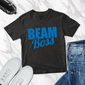 Boy Gymnastics Shirt Beam Boss Balance Beam Shirt Male Gymnast Shirt Gymnast Shirt Gift For Gymnast Funny Gymnastics Tee