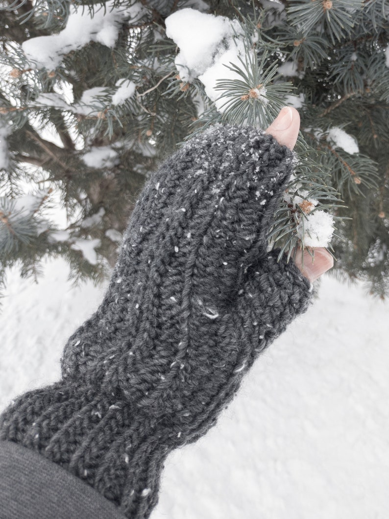 Fingerless Glove Crochet Pattern-Crochet Texting image 1