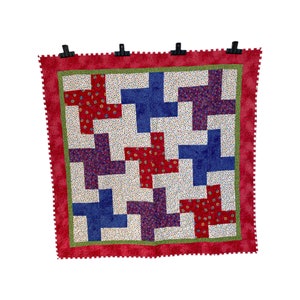 42&quot;x43&quot; Pinwheel Handmade Quilt