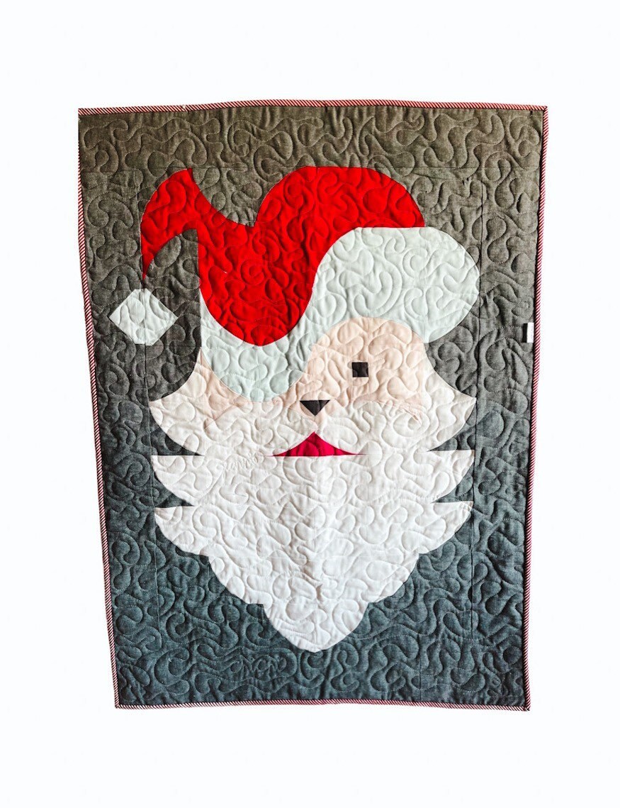 38”x28” Santa Handmade Quilt
