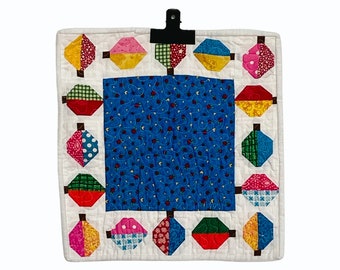 15"x15" Ornament Handmade Quilted Table Topper