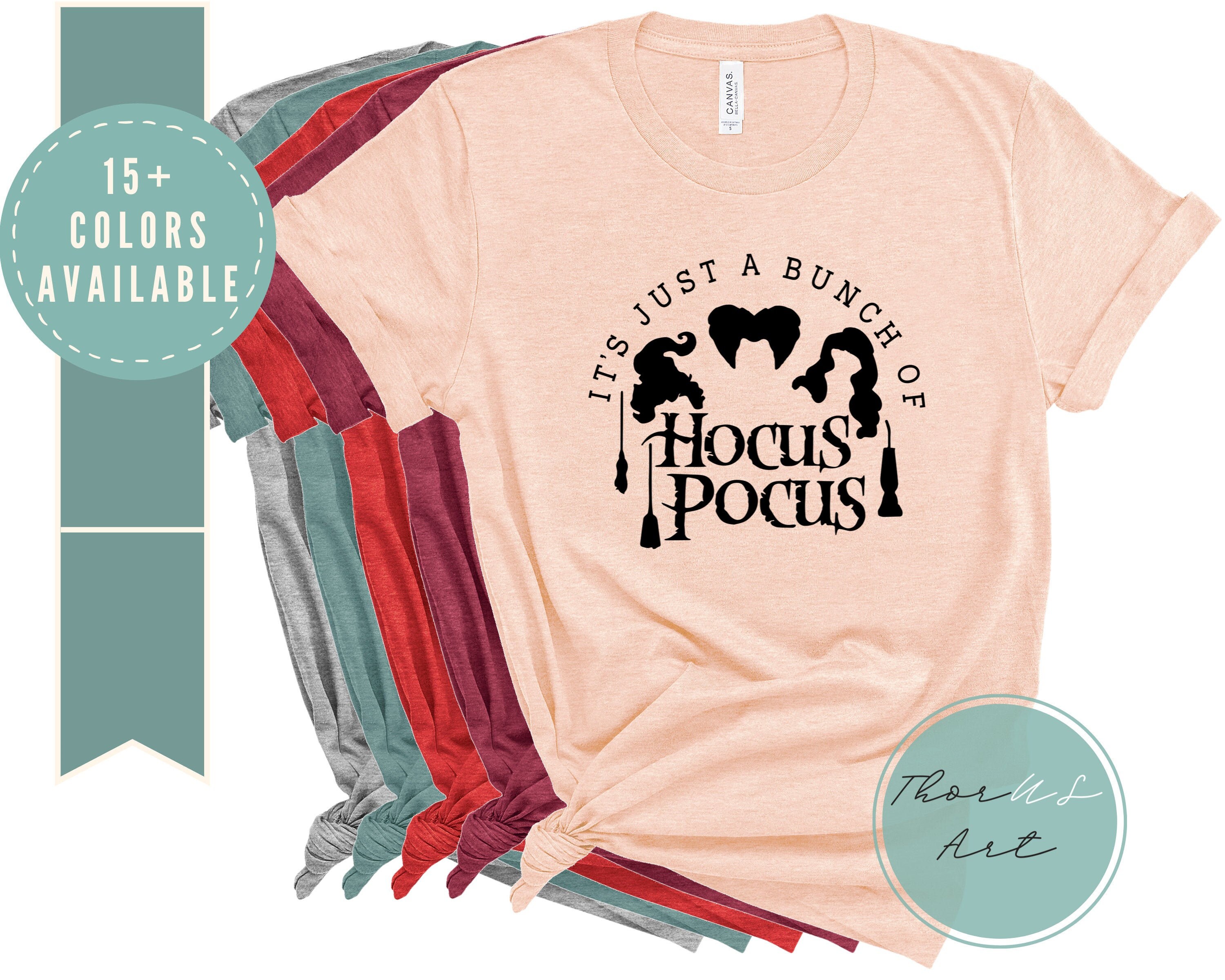 It's just a bunch of Hocus Pocus Shirt Halloween Tshirt Etsy