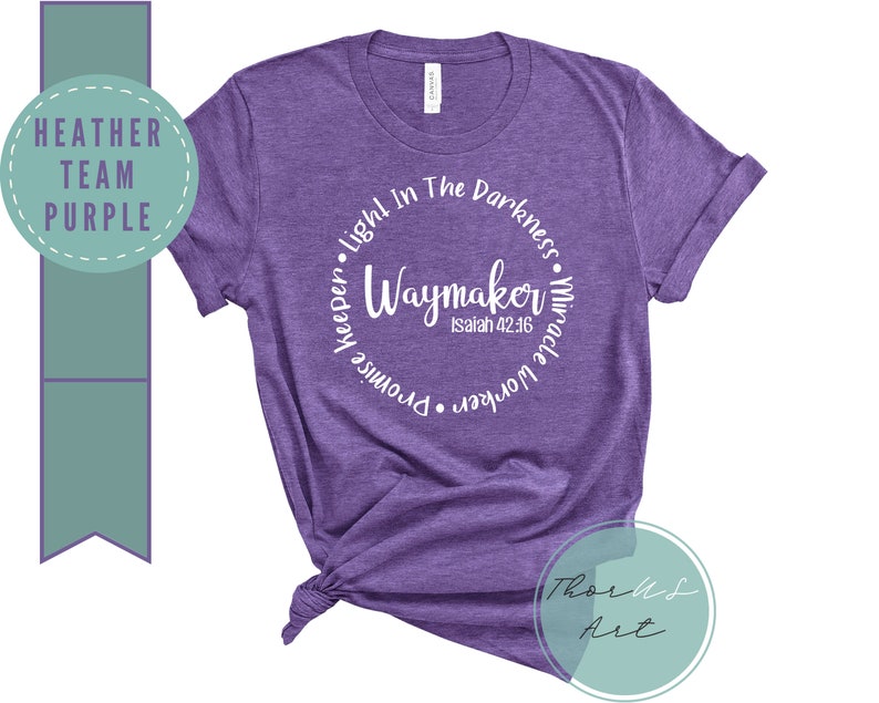 Way Maker Shirt Promise Keeper Light in the Darkness | Etsy