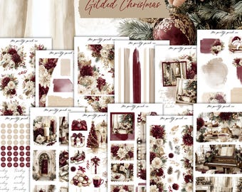 Vergoldete Weihnachten | Dekoratives Kit