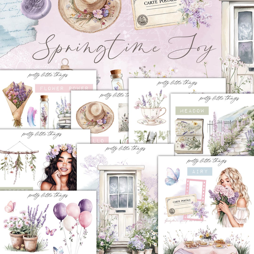 Spring Time Joy Springtime Joy Bundle - Etsy