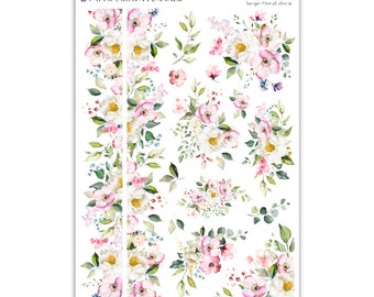 Spring Countryside | Large Florals | Paper Crown Planner Collab