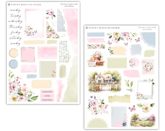 Lente platteland | Journalingkit | Samenwerking met papieren kroonplanner