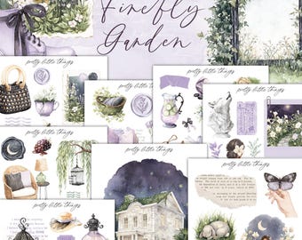 Firefly Garden Mini Planner Decorative Sticker Kit | Journaling | Planner Stickers | Bullet Journal | Spring Stickers | Journal Stickers
