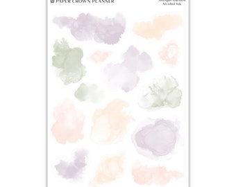 Antique Garden | Ink Swatches | Paper Crown Planner Collab