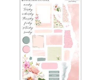 Blooming Backyard | Journaling Kit | Paper Crown Planner Collab