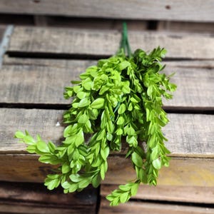 19&quot; Plastic Boxwood Greenery Bush -Floral Arrangement Supplies