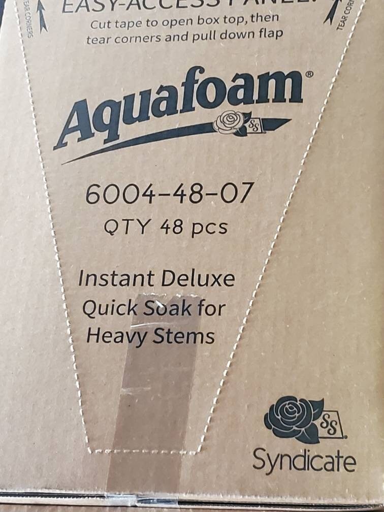 Aquafoam Floral Foam Standard Bricks - Cheap, Discount Aquafoam Standard  Bricks - Wholesale Flowers and Supplies
