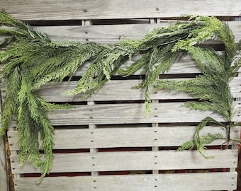 6' Faux Cedar Christmas Garland, Holiday Decor