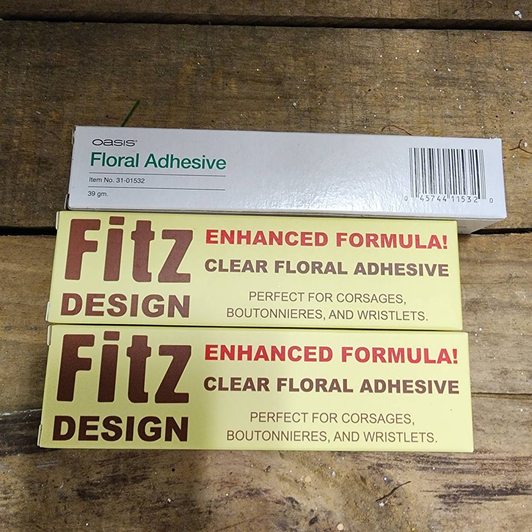 39 Gm. Floral Adhesive 3 Pack Oasis and Fitz Florist Supplies Etsy