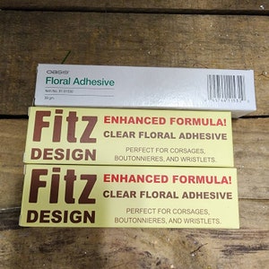 Floral Adhesive 2 Pack Fitz Design Florist Supplies Tools Glue Set of 2 