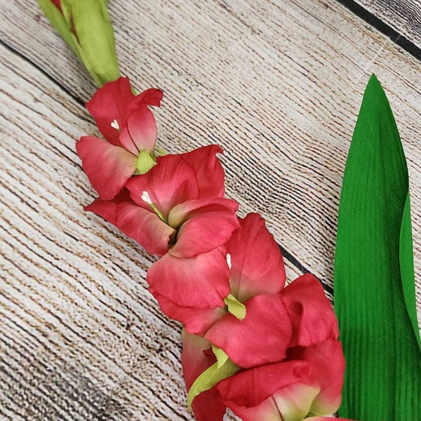 Artificial Gladiolus Etsy