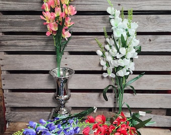 Arreglo floral con flores artificiales de gladiolo de 27"