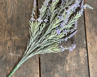 Arbusto de lavanda de seda: Tallo para arreglo floral artificial