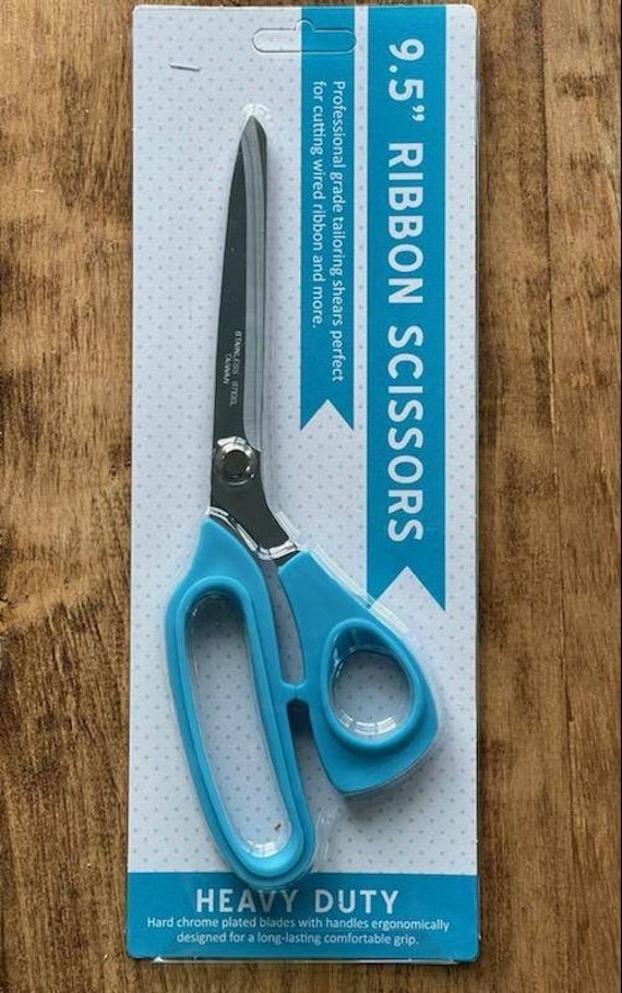 High Quality 9.5 Heavy Duty Ribbon Scissors~ Floral Supplies Shears ~  Wreath Supplies ~ Sewing Supplies