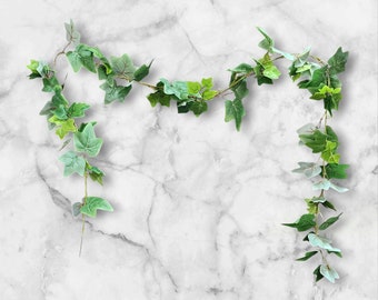 6.5' Silk Ivy Greenery Garland ~ Artificial Wedding Decor Garlands
