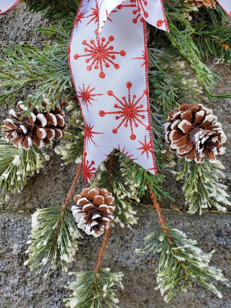 Pine Christmas Teardrop ~ Holiday Floral Decor